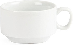  Olympia Whiteware stapelbare Espressotassen 8,5cl 