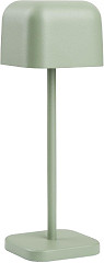  Olympia Lucca Tischlampe Quadratkuppel Salbei 200mm 
