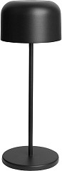  Olympia Siena Tischleuchte Runder Schirm Schwarz 300mm 