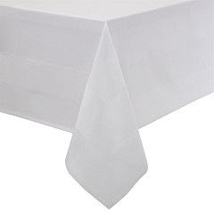  Mitre Luxury Satin Band Tischdecke wei&szlig; 178 x 274cm 