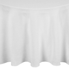  Mitre Essentials Occasions runde Tischdecke wei&szlig; 230cm 