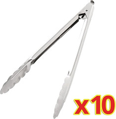  Vogue VORTEILSPACKUNG x10 Servierzange 25,5cm (10 St&uuml;ck) 