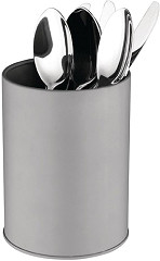  Olympia galvanisierter Besteckbecher grau 