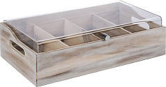  APS Besteckschublade mit Deckel 510x280mm dunkelbraun 