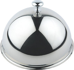  APS Edelstahl Tellerhaube 295mm 