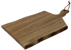  Olympia Servierbrett Akazienholz Wellenform 30,5 x 21,5cm 