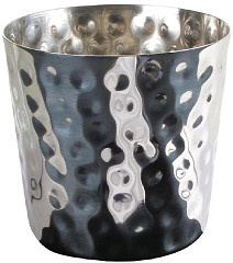  Olympia Pommes-Frites-Becher Edelstahl 8,5cm 