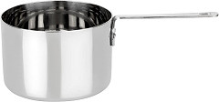  Olympia Tischpr&auml;sentation Mini Stieltopf Edelstahl 90x60mm 