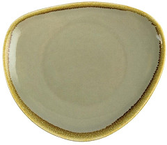  Olympia Kiln dreieckige Teller Moos 23cm 