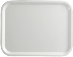 Cambro Capri Tablett Glatte Oberflaeche Wei&szlig; 340x460mm 