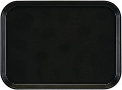 Cambro Epictread rechteckiges rutschfestes Fiberglastablett schwarz 35x27cm 