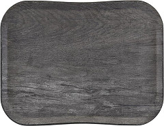  Cambro Century Tablett graues Eichenholz Design 33 x 43 cm 