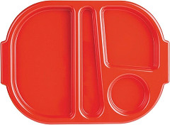  Kristallon Men&uuml;tabletts rot 37,5 x 27,8cm 