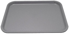  Kristallon Fast-Food-Tablett grau 34,5 x 26,5cm 