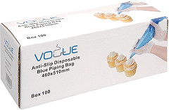  Vogue rutschfeste Einweg-Spritzt&uuml;ten blau 