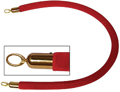  Bolero Absperrkordel rot-Messing 
