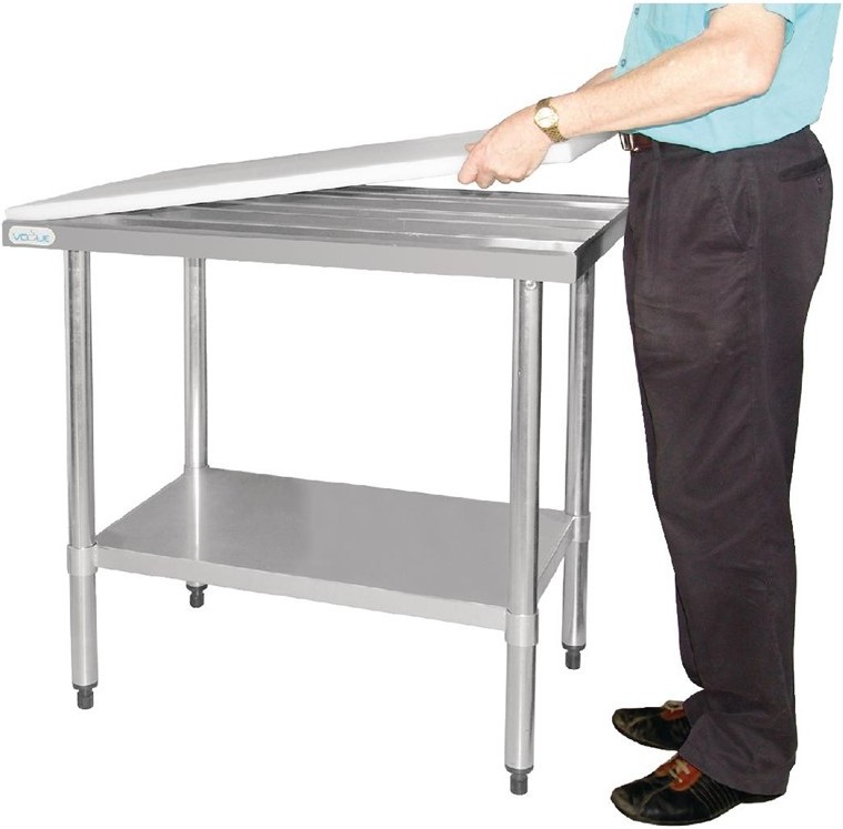  Vogue Arbeitstisch mit Schneidebrett 90cm 