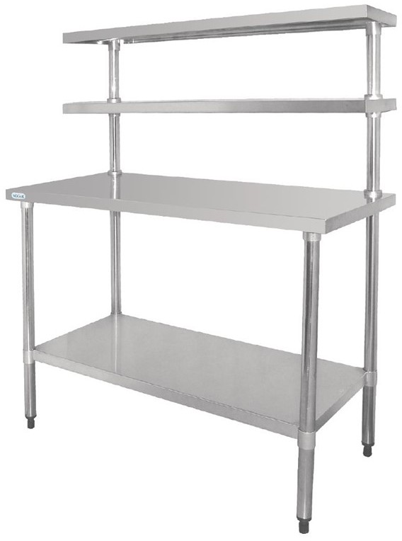 Vogue Arbeitstisch mit Regalboden und Wandregal 120cm 