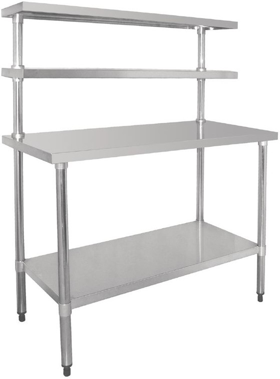  Vogue Arbeitstisch mit Regalboden und Wandregal 120cm 