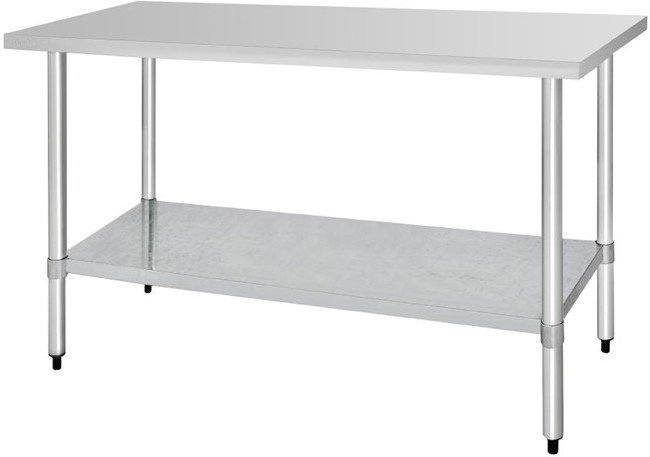  Vogue Arbeitstisch mit Regalboden 180 x 60cm 