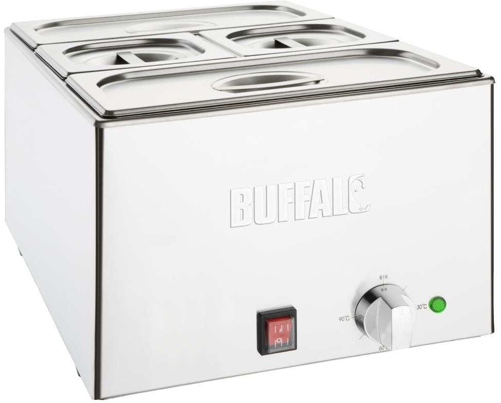  Buffalo Bain Marie mit Pfannen 