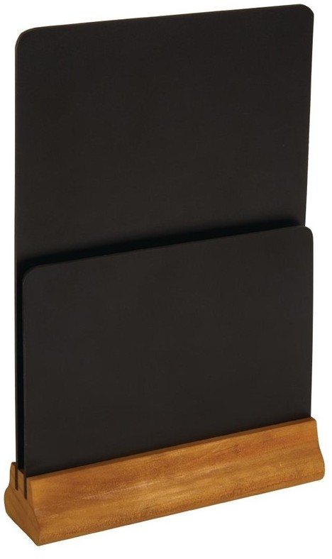  Olympia doppelseitige Tischtafel mit Men&uuml;halter 