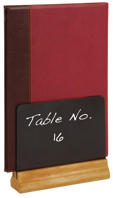  Olympia doppelseitige Tischtafel mit Men&uuml;halter 