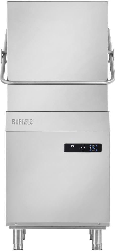  Buffalo Digital-Durchschubgeschirrsp&uuml;ler mit Ablaufpumpe 9,7 kW Dreiphasen 