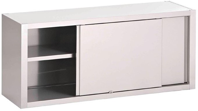  Gastro M Wandschrank mit Schiebet&uuml;ren 180cm breit 