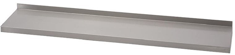 Gastro M Edelstahlboden ohne Halterungen 120cm breit 