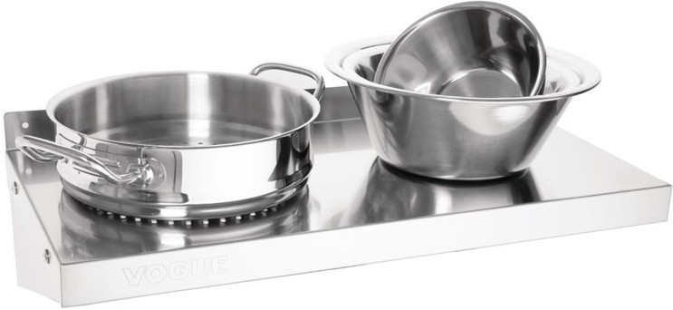  Vogue Edelstahl-Wandregal 60cm 
