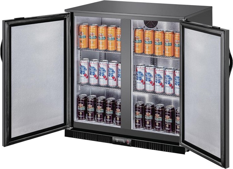  Polar G-Serie Niedriger K&uuml;hler mit zwei T&uuml;ren 198L 