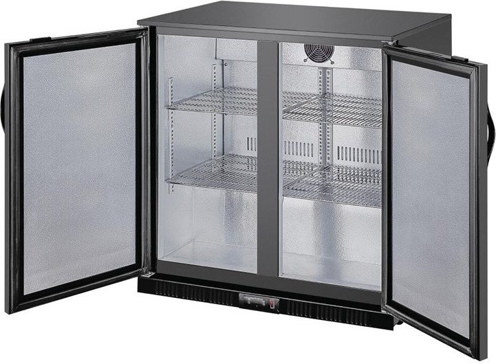 Polar G-Serie Niedriger K&uuml;hler mit zwei T&uuml;ren 198L 