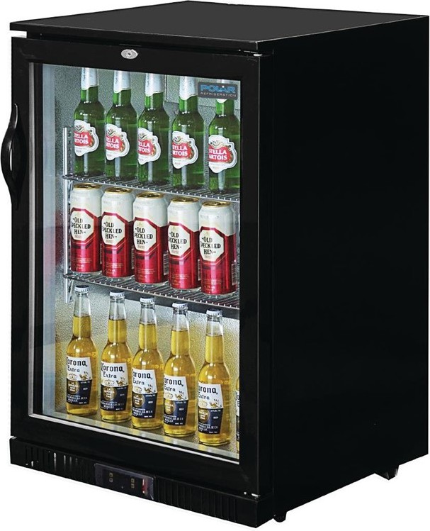  Polar Serie G Bark&uuml;hlschrank mit Klappt&uuml;r 138L 
