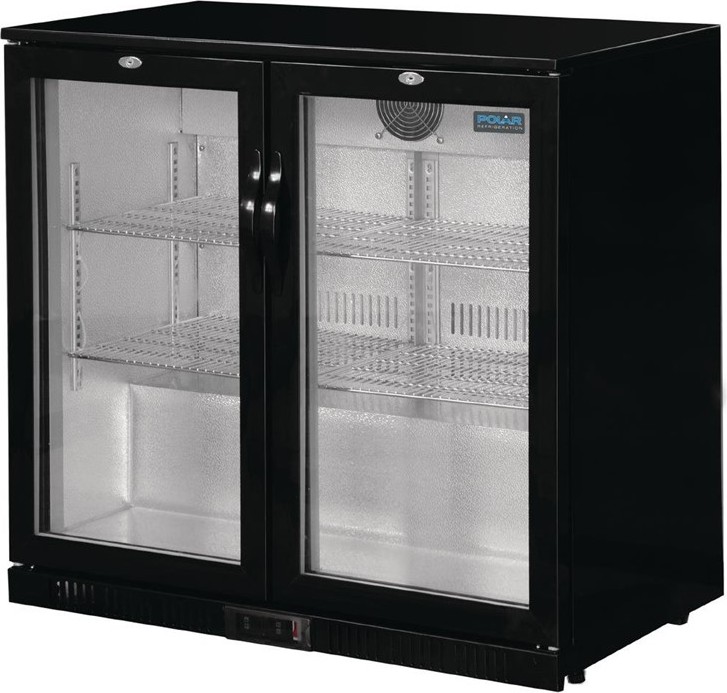  Polar Serie G Bark&uuml;hlschrank mit 2 Klappt&uuml;ren 208L 