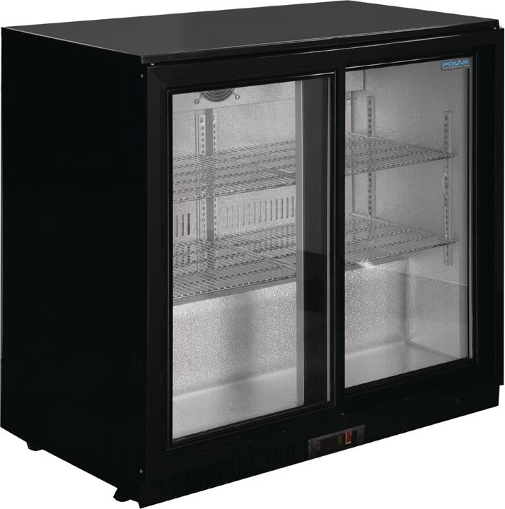  Polar Serie G Bark&uuml;hlschrank mit 2 Schiebet&uuml;ren 198L 