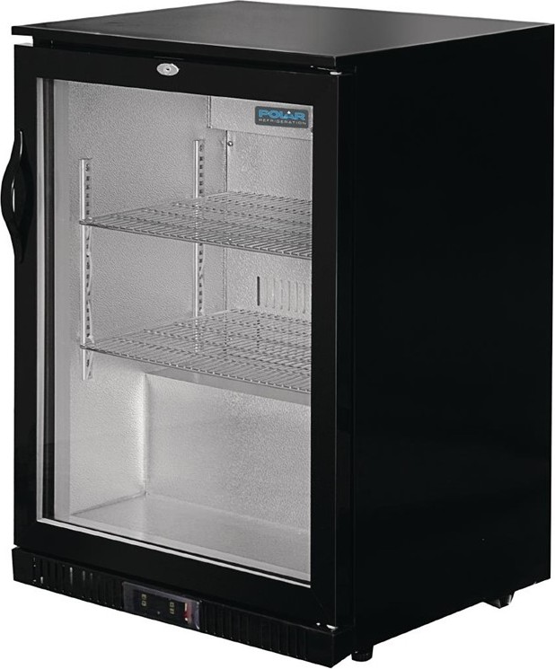 Polar Serie G Bark&uuml;hlschrank mit Klappt&uuml;r 128L 