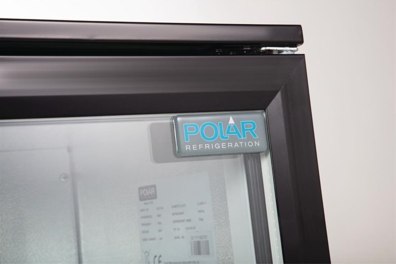  Polar Serie G Bark&uuml;hlschrank mit Klappt&uuml;r 128L 