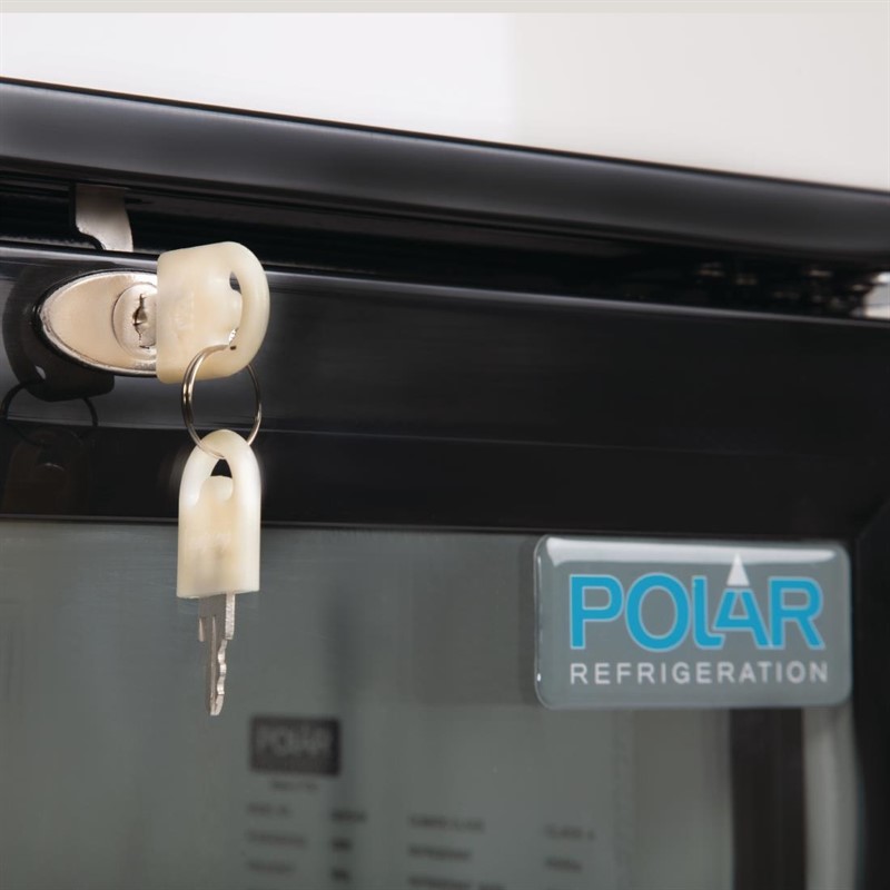  Polar Serie G Bark&uuml;hlschrank mit 2 Klappt&uuml;ren 198L 