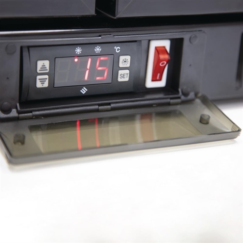  Polar Serie G Bark&uuml;hlschrank mit 2 Klappt&uuml;ren 198L 