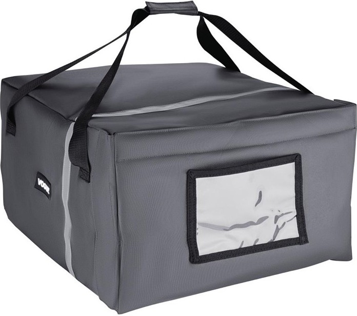  Vogue isolierter Pizza-Lieferbeutel grau 495x495x320mm 