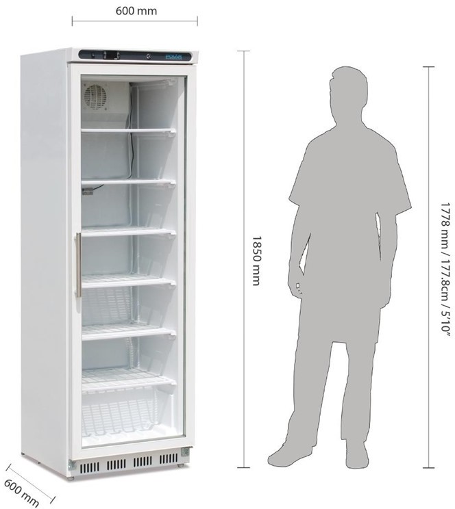  Polar Serie C Display Gefrierschrank 365L 