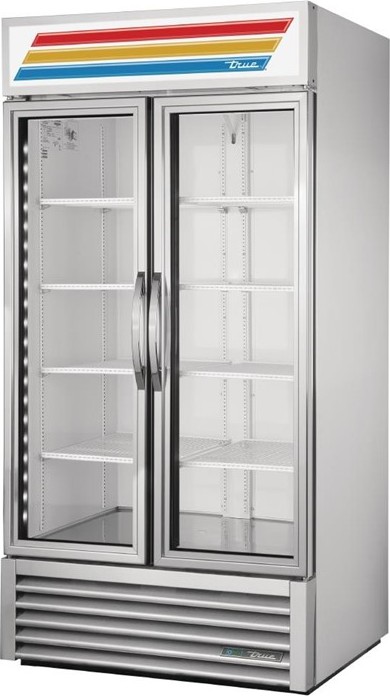  True GDM-35HC-TSL01 Displayk&uuml;hlschrank 2-t&uuml;rig 991L 