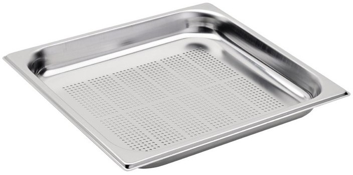  Gastro M gelochter GN-Beh&auml;lter Edelstahl GN2/3 6,5cm 