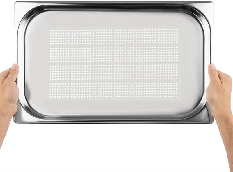  Vogue GN-Beh&auml;lter Edelstahl 2cm GN1/1 gelocht 