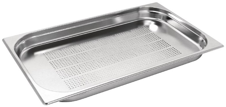  Vogue GN-Beh&auml;lter Edelstahl 4cm GN1/1 gelocht 