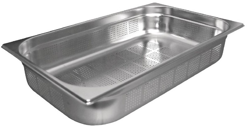  Vogue GN-Beh&auml;lter Edelstahl 10cm GN1/1 gelocht 