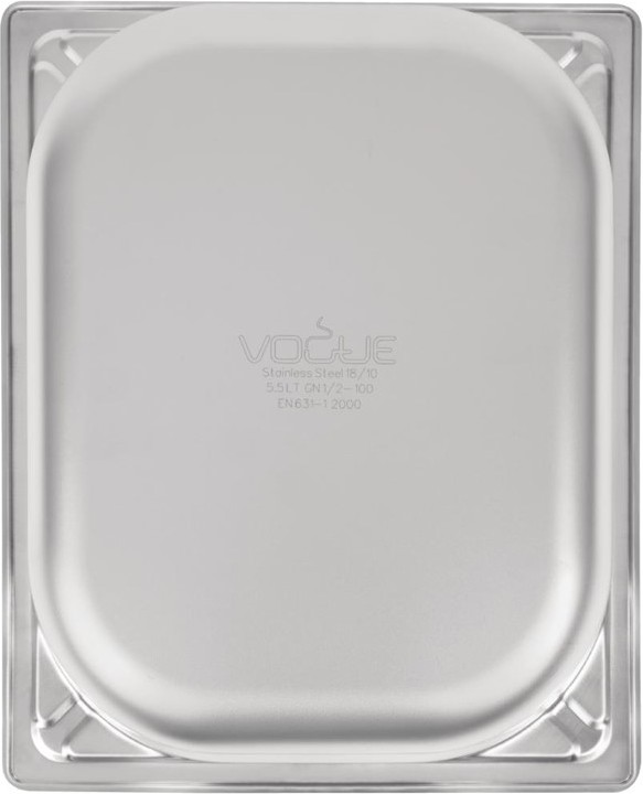  Vogue GN-Beh&auml;lter 1/2 Edelstahl 100mm 