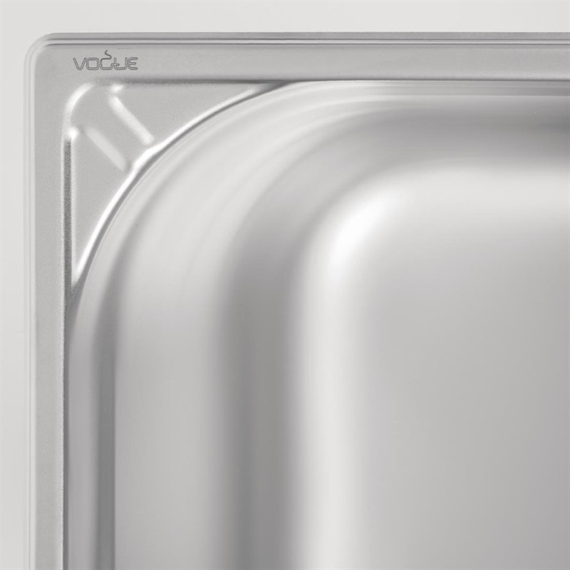  Vogue GN-Beh&auml;lter 1/2 Edelstahl 200mm 