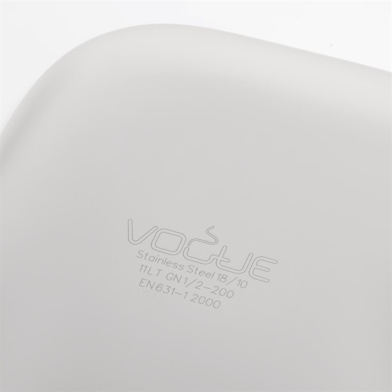  Vogue GN-Beh&auml;lter 1/2 Edelstahl 200mm 